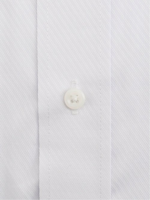 綿混双糸 形態安定 スタンダードフィット ワイドカラー長袖シャツ