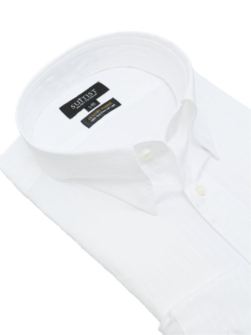 超長綿120双糸 スタンダードフィット スナップダウン長袖シャツ