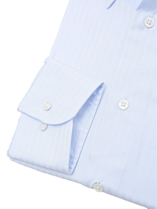 超長綿120双糸 スタンダードフィット ボタンダウン長袖シャツ
