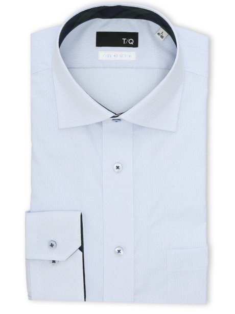 クールファクター NEWスタンダードフィット ワイドカラー 長袖シャツ