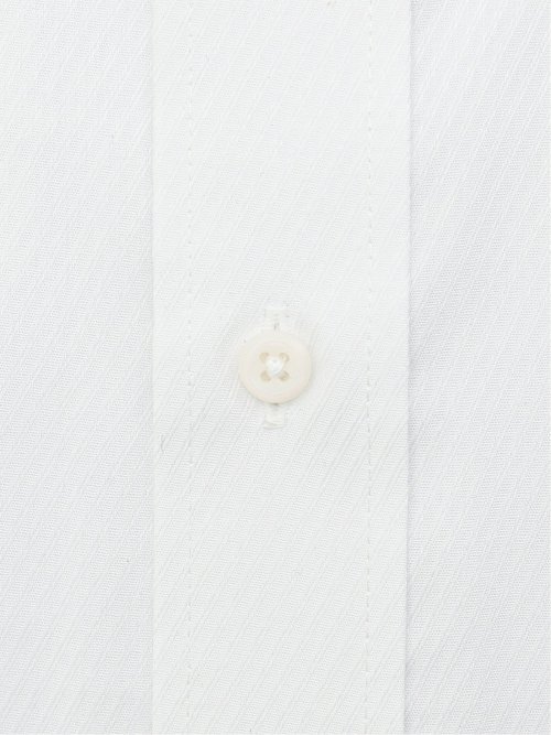 綿100% 形態安定 スタンダードフィット ボタンダウン長袖シャツ