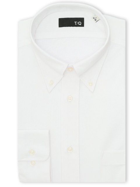 コンフォートコントロール NEWスタンダードフィット ボタンダウン長袖ニットシャツ