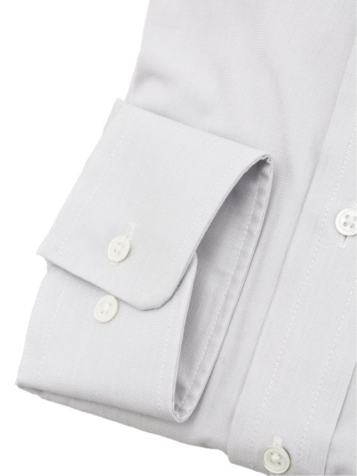 超長綿140三子糸 スタンダードフィット セミワイドカラー長袖シャツ