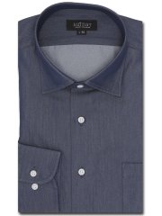 クールマックス スタンダードフィット ワイドカラー長袖シャツ