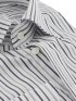 綿100% 形態安定スリムフィット ワイドカラー長袖シャツ