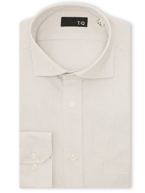 コンフォートコントロール NEWスタンダードフィット カッタウェイ長袖ニットシャツ