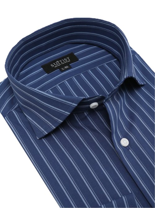 クールマックス スタンダードフィット カッタウェイ長袖シャツ