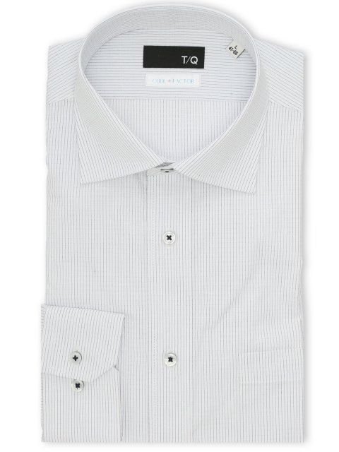 クールファクター NEWスタンダードフィット ワイドカラー 長袖シャツ