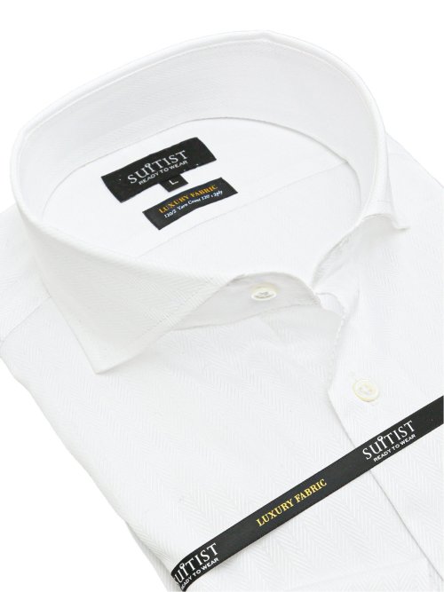 超長綿120双糸 スタンダードフィット カッタウェイ長袖シャツ