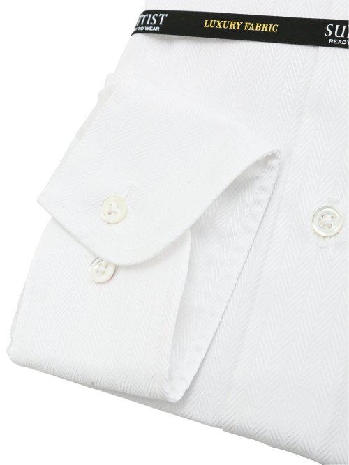 超長綿120双糸 スタンダードフィット カッタウェイ長袖シャツ