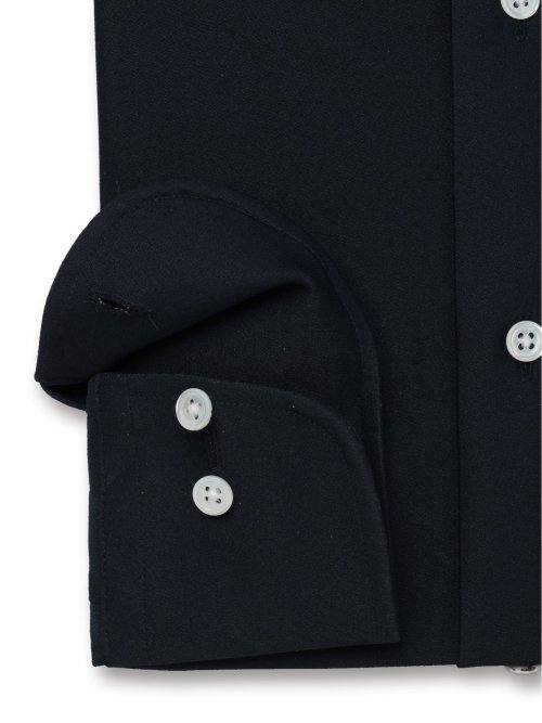 プラチナムニット スタンダードフィット ワイドカラー長袖シャツ