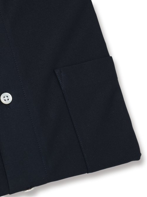 プラチナムニット スタンダードフィット ワイドカラー長袖シャツ