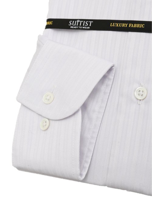 超長綿120双糸 スタンダードフィット ワイドカラー長袖シャツ