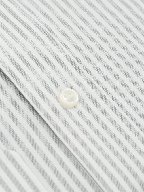 コンフォートコントロール NEWスタンダードフィット カッタウェイ長袖ニットシャツ