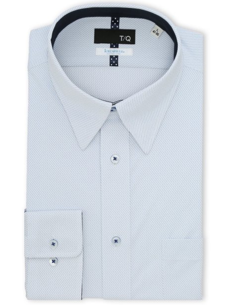 アイスカプセル NEWスタンダードフィット ループボタンダウン長袖ニットシャツ