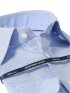 綿80双糸 レノクロス スタンダードフィット ワイドカラー長袖シャツ