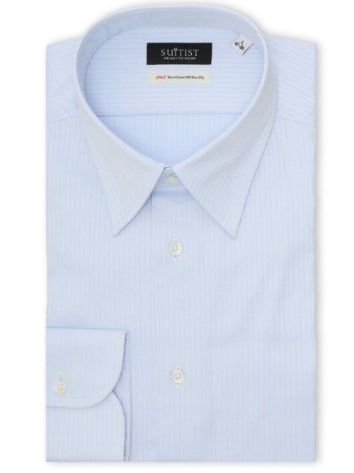 綿100% フランネル テーラードフィット レギュラーカラー長袖シャツ(S