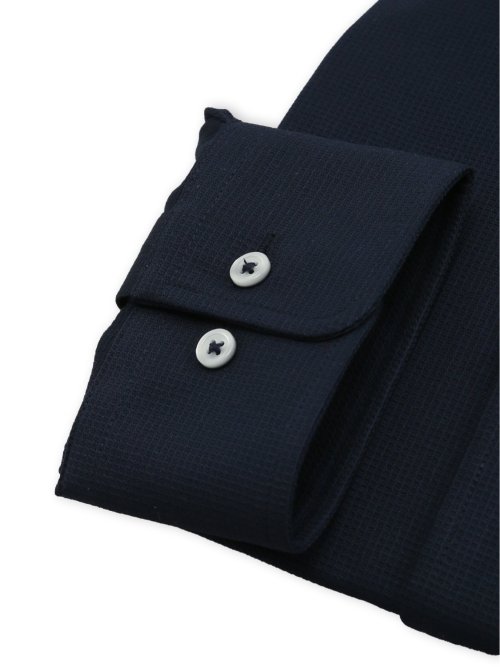 アイスカプセル NEWスタンダードフィット スナップダウン長袖ニットシャツ