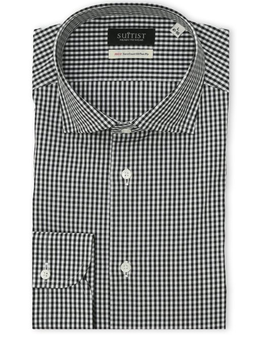 綿100% フランネル テーラードフィット レギュラーカラー長袖シャツ(S