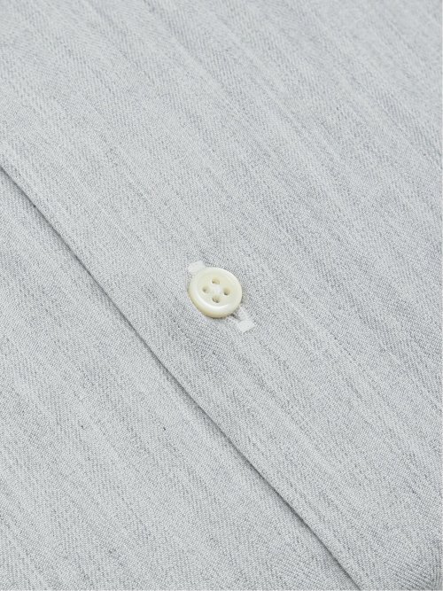 綿100% フランネル テーラードフィット レギュラーカラー長袖シャツ