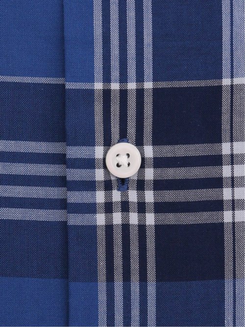 綿100% スタンダードフィット ボタンダウン長袖シャツ