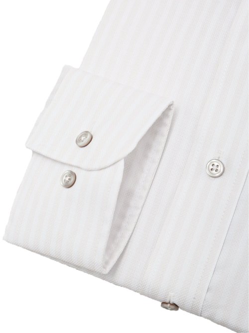 クールマックス スタンダードフィット ボタンダウン長袖シャツ