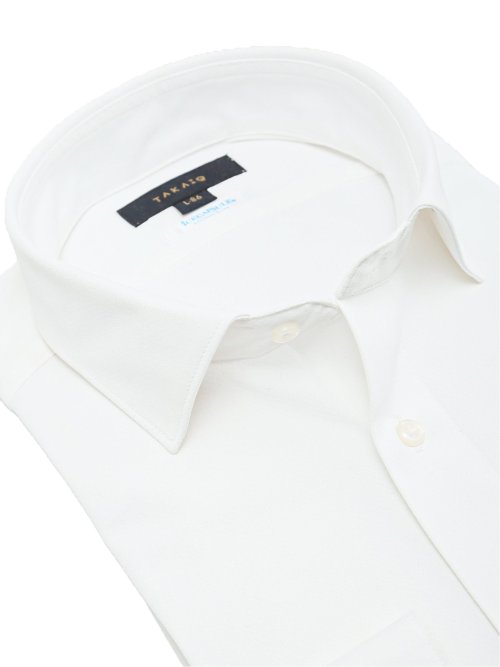 アイスカプセル スタンダードフィット ワイドカラー長袖ニットシャツ