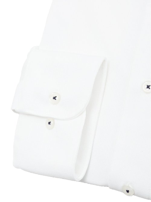 アイスカプセル スタンダードフィット ボタンダウン長袖ニットシャツ