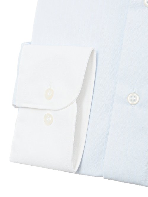 アイスカプセル スタンダードフィット ワイドカラー長袖ニットシャツ