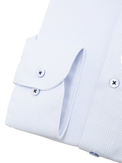 アイスカプセル スタンダードフィット ボタンダウン長袖ニットシャツ