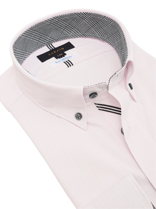 アイスカプセル スタンダードフィット ボタンダウン長袖ニットシャツ