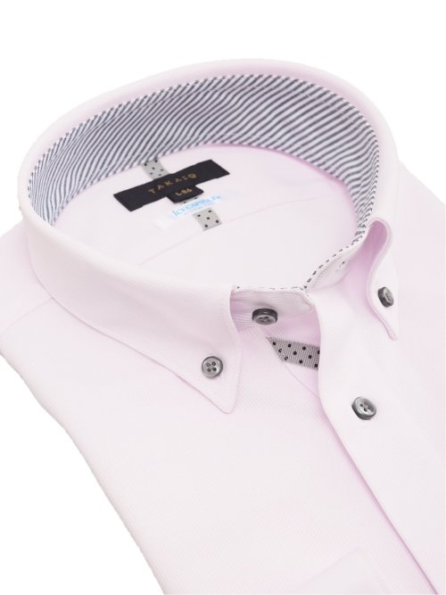 アイスカプセル スタンダードフィット ボタンダウン長袖ニットシャツ