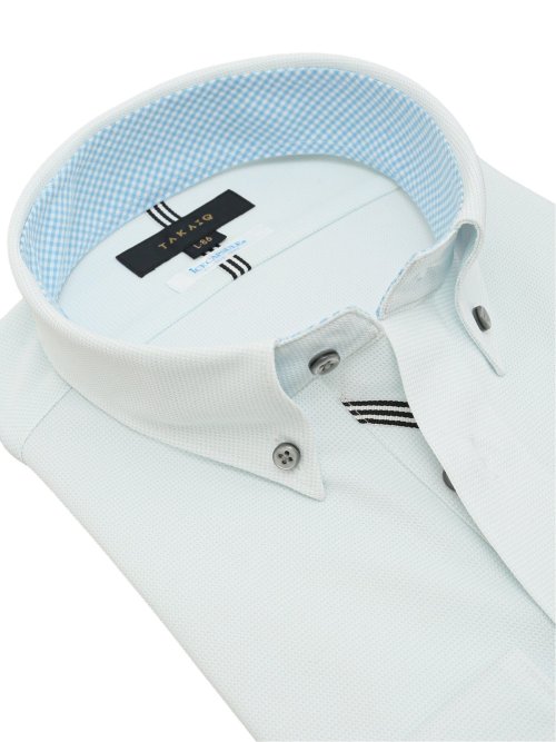 アイスカプセル スタンダードフィット ボタンダウン長袖ニットシャツ