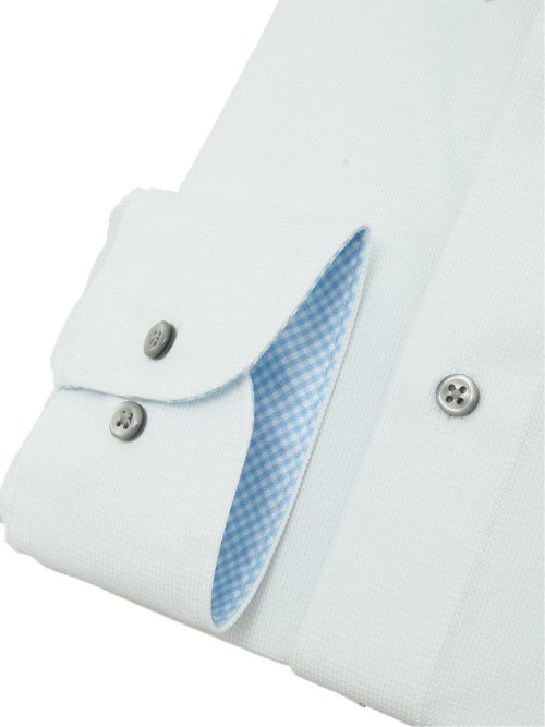 アイスカプセル スタンダードフィット ボタンダウン長袖ニットシャツ