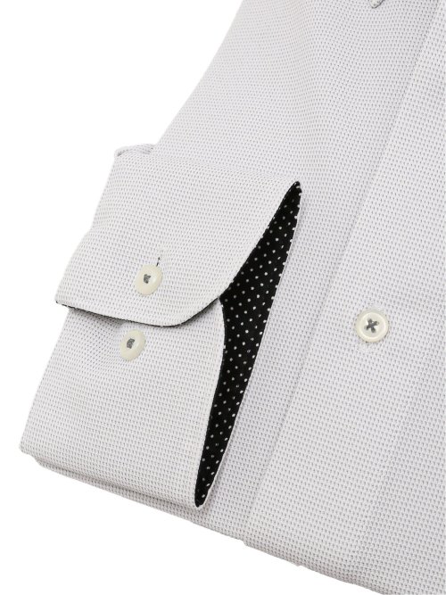 アイスカプセル スタンダードフィット ボタンダウン長袖ニットシャツ