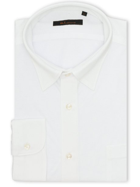 クールマックス ストレッチ NEWスタンダードフィット ショートワイドカラー 長袖 ニットシャツ