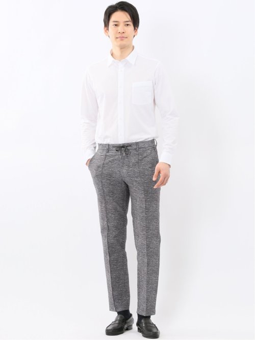 クールマックス ストレッチ NEWスタンダードフィット ショートワイドカラー 長袖 ニットシャツ