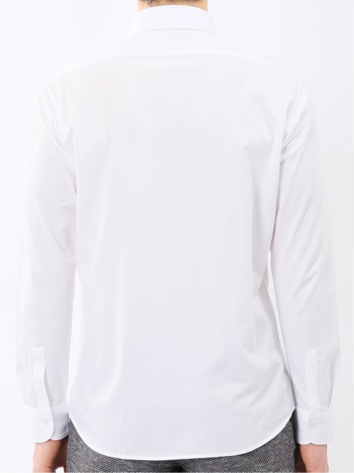 クールマックス ストレッチ NEWスタンダードフィット ショートワイドカラー 長袖 ニットシャツ