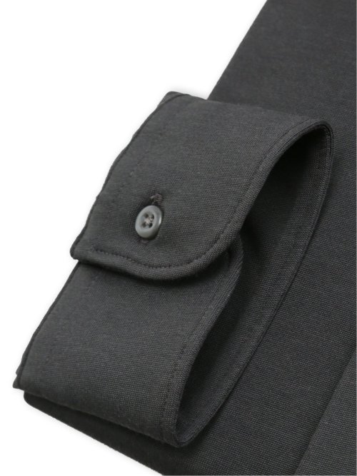 形態安定 吸水速乾 ストレッチ NEWスタンダードフィット ショートワイドカラー長袖ニットシャツ