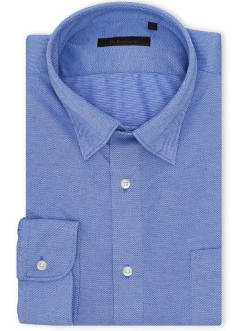 クールマックス ストレッチ NEWスタンダードフィット ショートワイドカラー 長袖 ニットシャツ