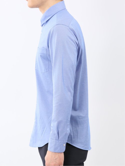 クールマックス ストレッチ NEWスタンダードフィット ショートワイドカラー 長袖 ニットシャツ