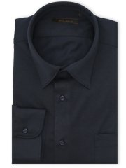 形態安定 吸水速乾 ストレッチ NEWスタンダードフィット ショートワイドカラー長袖ニットシャツ