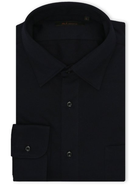 クールマックス ストレッチ NEWスタンダードフィット ショートワイドカラー 長袖ニット シャツ