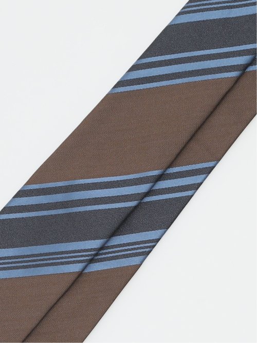 日本製 シルクストライプ柄 レギュラータイ 8.0cm幅