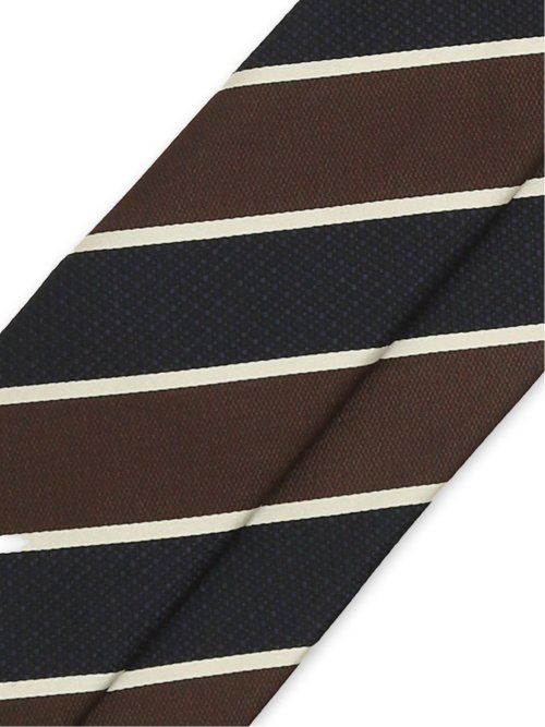 日本製 シルクストライプ柄 レギュラータイ 8.0cm幅