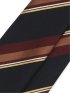 日本製 シルクストライプ柄 レギュラータイ 8.0cm幅