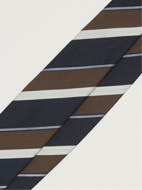 日本製 シルクストライプ柄 レギュラータイ 8.0cm幅