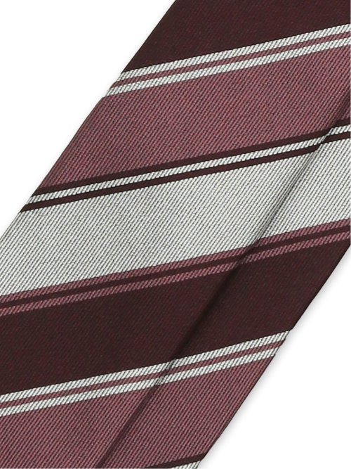 日本製 シルクストライプ柄 レギュラータイ 8.0cm幅