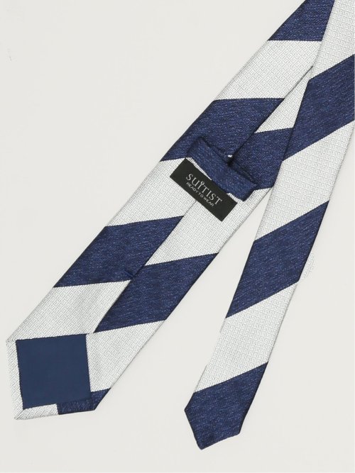 日本製 シルクストライプ柄 レギュラータイ 8.0cm幅