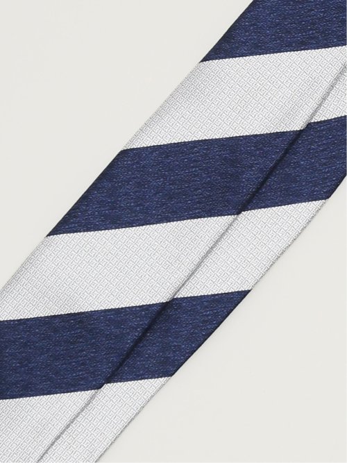 日本製 シルクストライプ柄 レギュラータイ 8.0cm幅